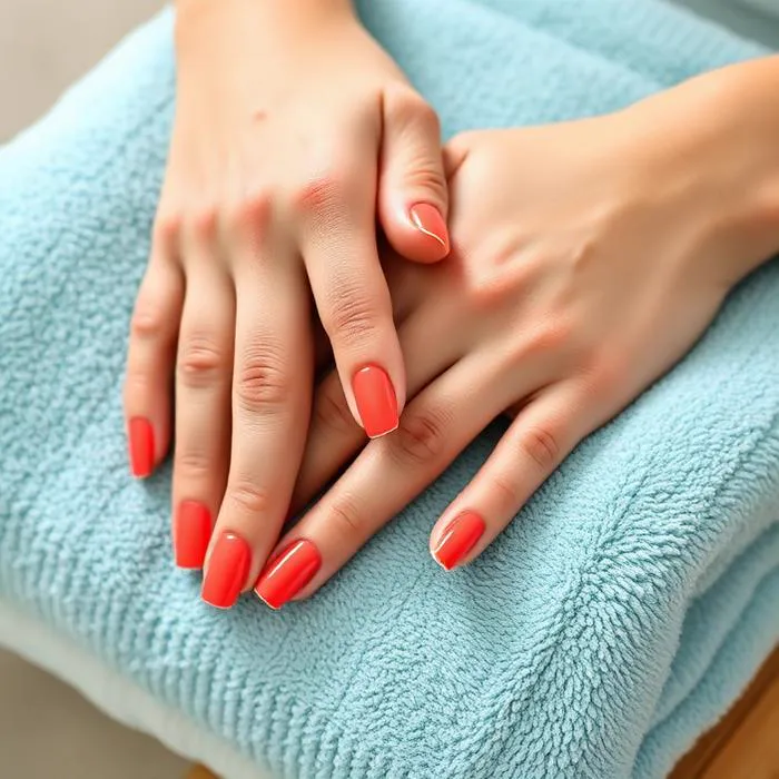 Classic manicure example